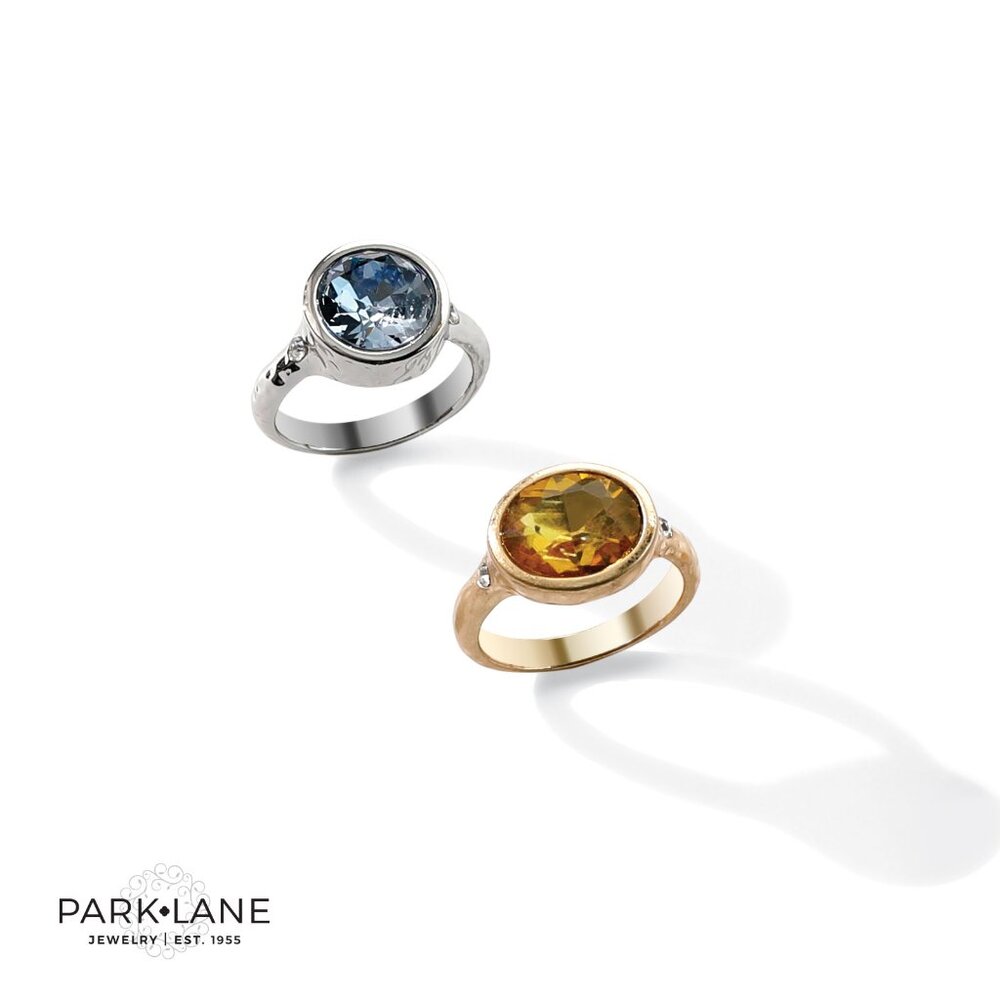 Park Lane Pier Ring - Size 8 - Silver / Blue